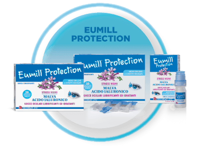 Eumill - una linea completa di gocce oculari idratanti, lubrificanti, lenitive per i tuoi occhi