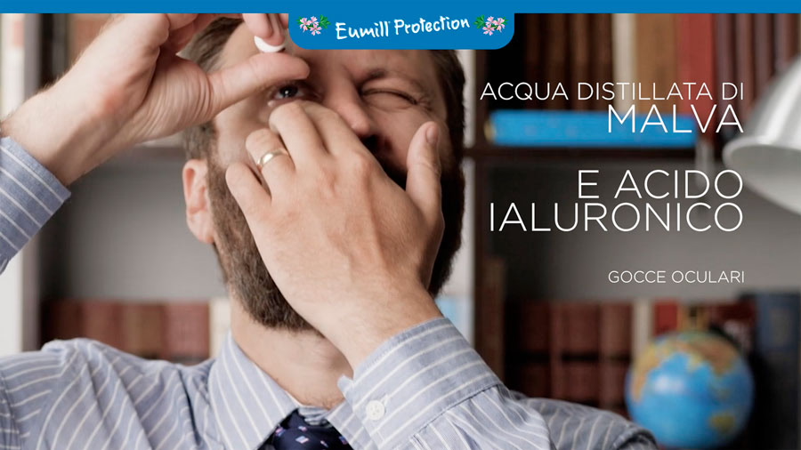 Eumill - una linea completa di gocce oculari idratanti, lubrificanti, lenitive per i tuoi occhi